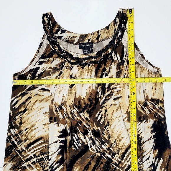 Kathy Roberts Splash of Brown Midi Dress (18) - Picture 10 of 11